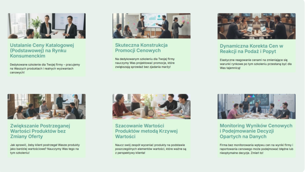 Lista szkoleń z dofinansowaniem realizowanych przez Working Progress